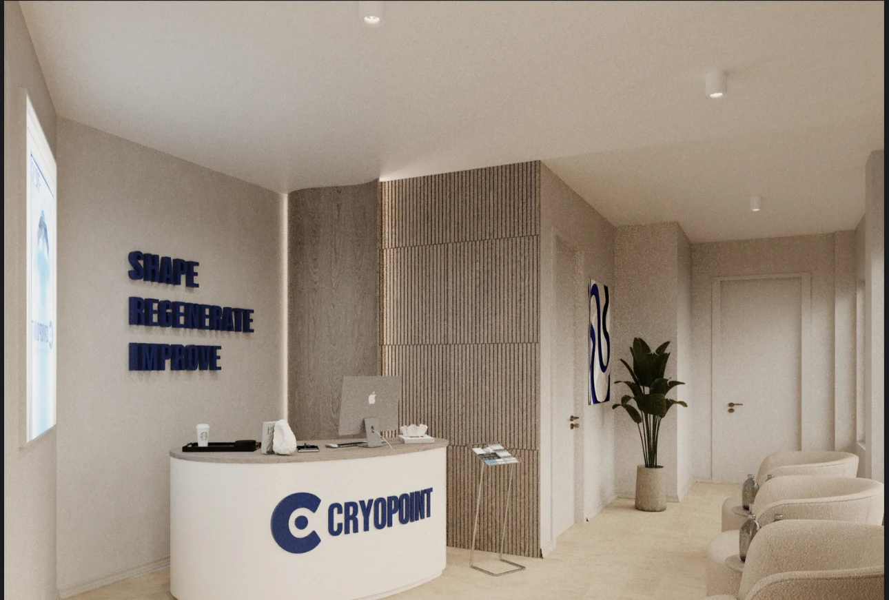 Cryopoint Wartebereich, ruhige Atmosphäre